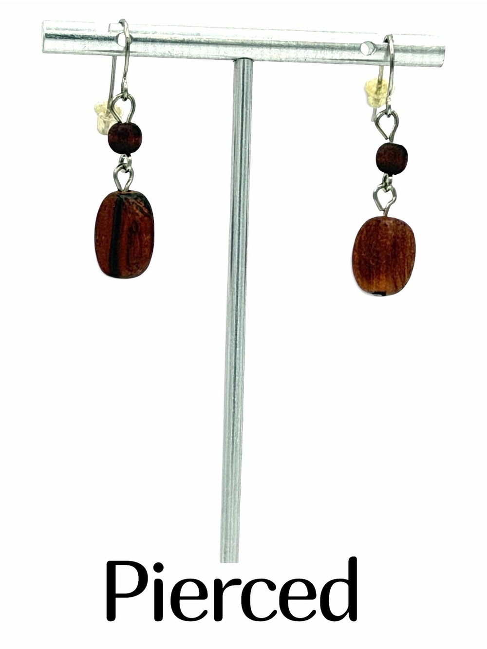 Taramanda Natural Wooden Earthy Dangle Earrings Jewelry